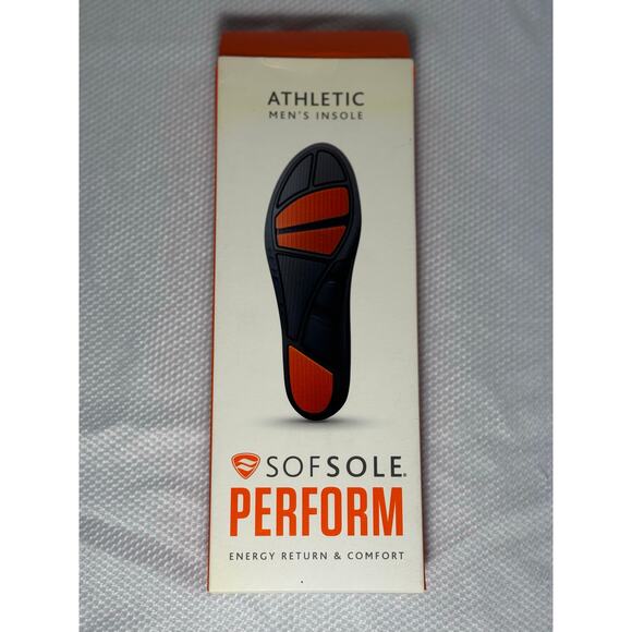 SofSole Perform Athletic Insoles Mens Size 7-8.5 | Energy Return & Comfort - Picture 1 of 4